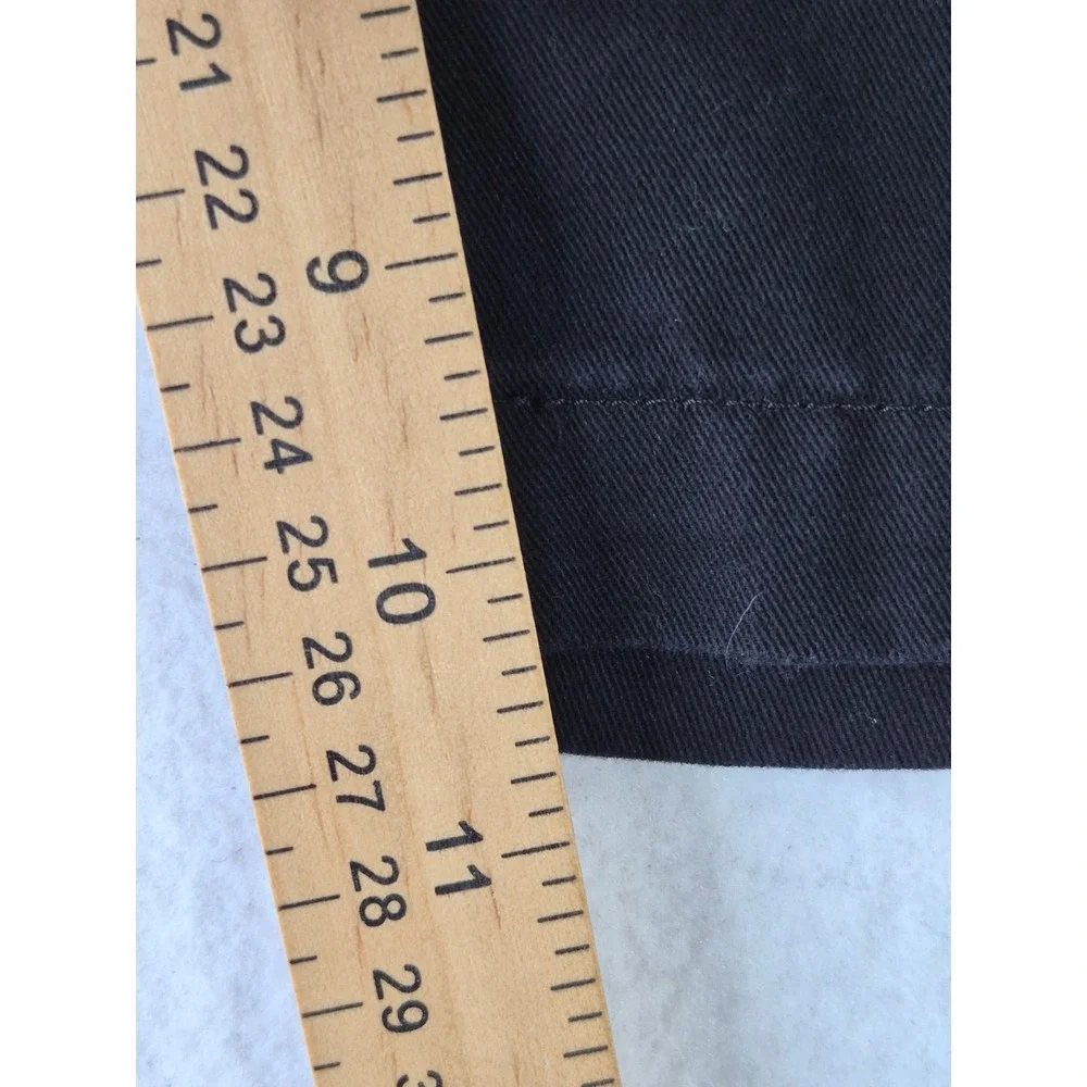 Volcom Vmonty Chino Shorts Mens 36 Black Stretch Skate Casual A0931350